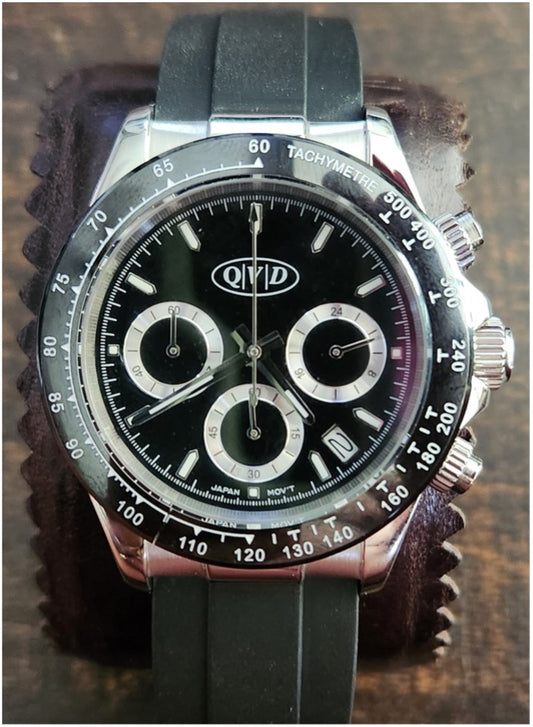 Stainless Chronograph Black