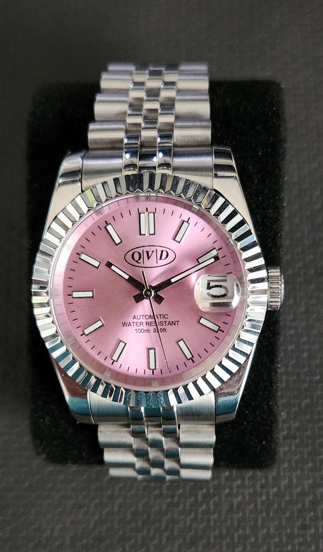Ladies - DateJust 36 - Stainless - Pink