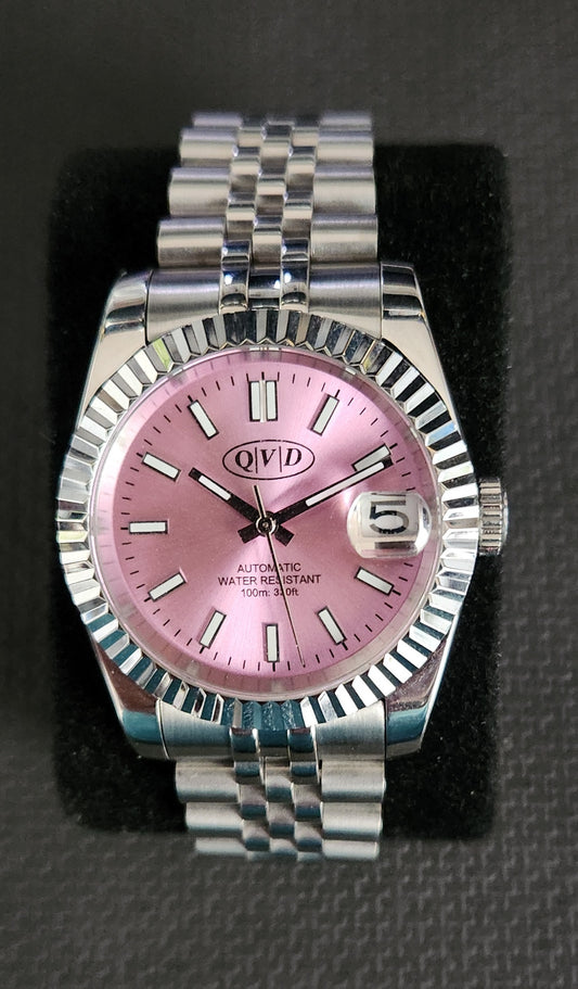Ladies - DateJust 36 - Stainless - Pink