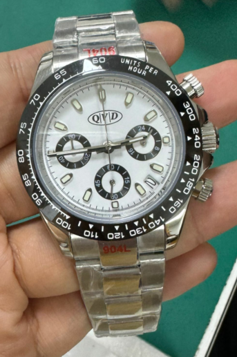 Chronograph - Stainless - Panda - Silicone