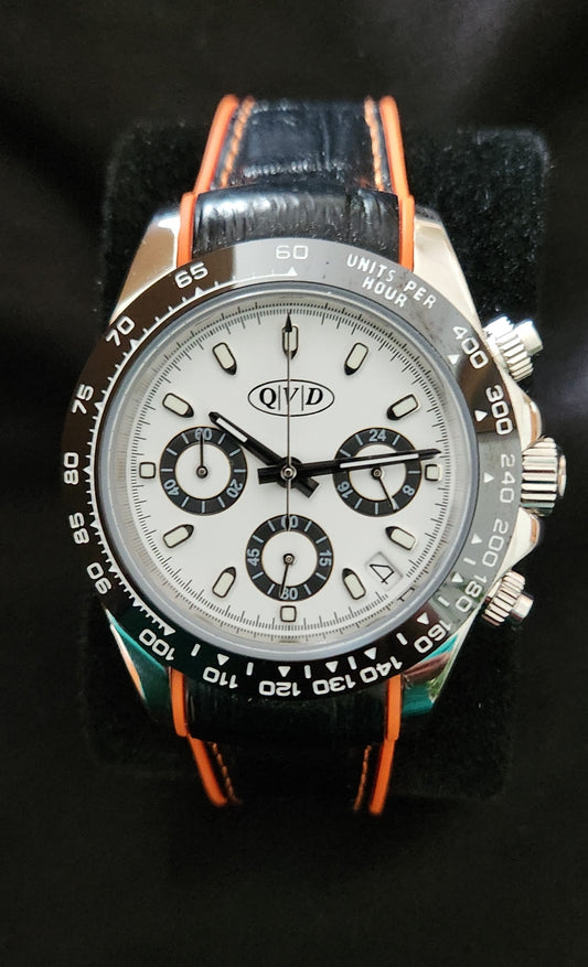 Chronograph - Stainless - Panda - Silicone