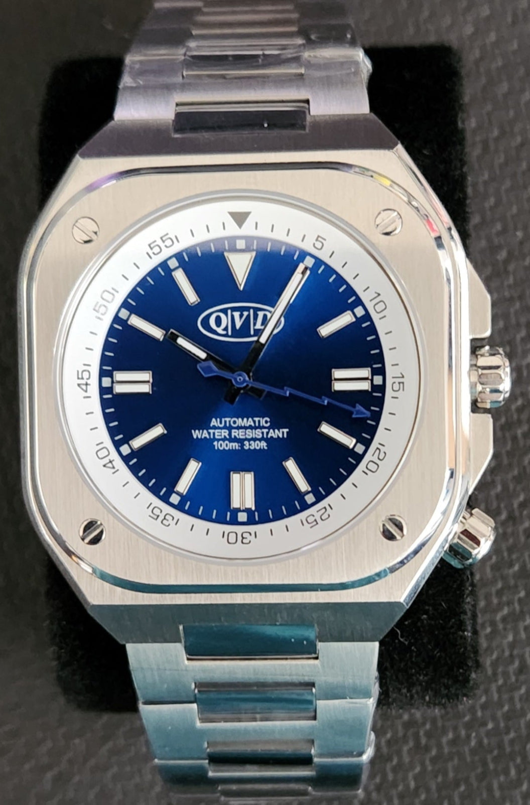 Retro Square Stainless - Blue